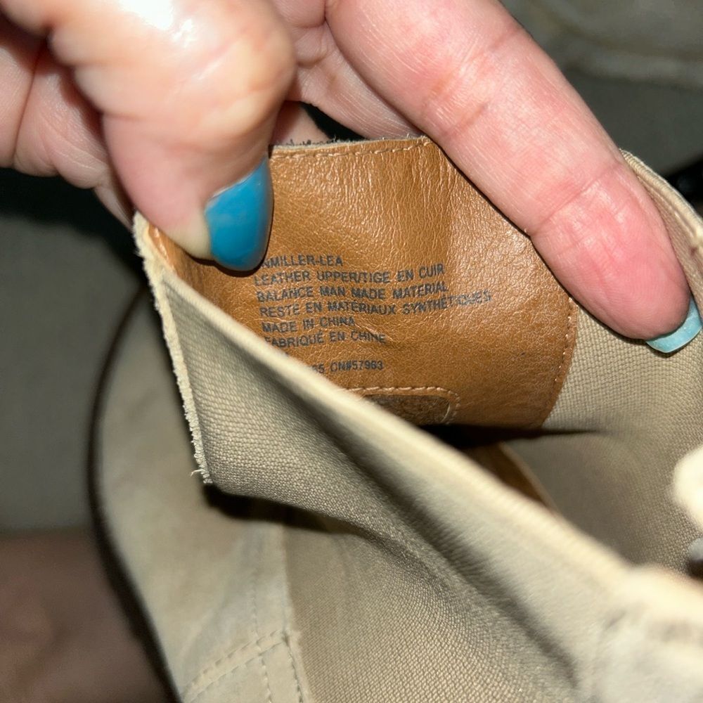 Caslon Light Tan Suede Ankle Boots - Picture 7 of 9
